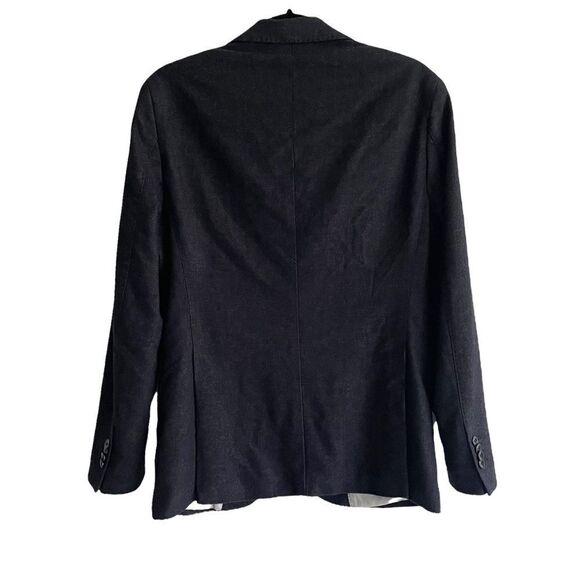 MASSIMO DUTTI Wool Blazer Navy Blue 46R - Picture 5 of 11